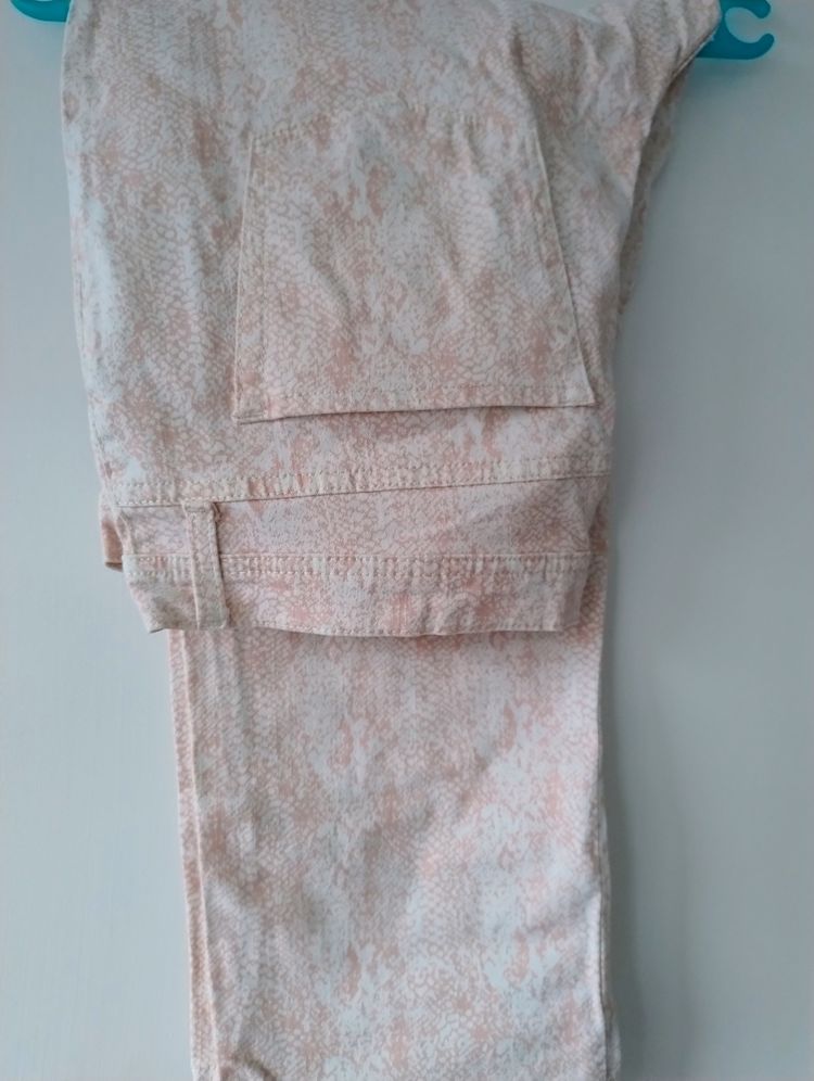 Lee Peach and White Jeans product image